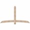 Ekena Millwork Bellingham Smooth Timber Gable Bracket, Douglas Fir, 84"W x 49"H x 1 1/2"D x 5 1/2"F, 14/12 Pitch GBW084X49X0206BEL00SDF - alternate 1